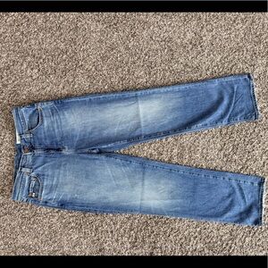 AG Brinley Mid Rise Straight Jeans Japanese Fabric size 27